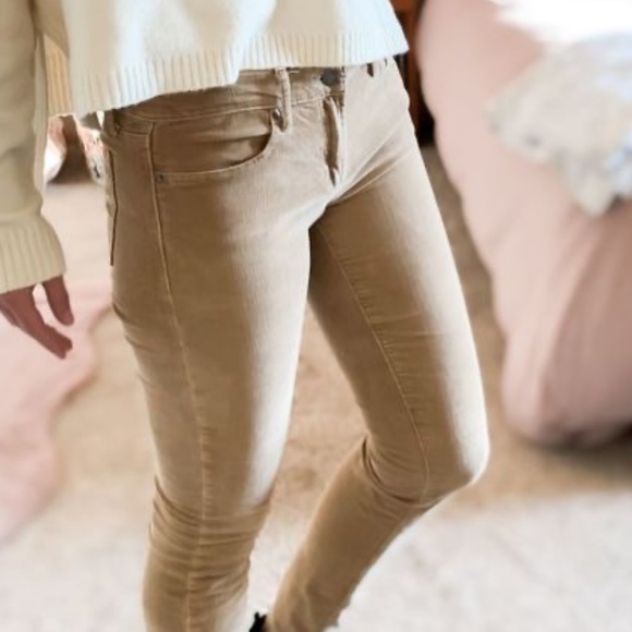 Gap 1969 Always Skinny Corduroy Palomino Brown Jeans Pants Size 28 - Picture 15 of 15